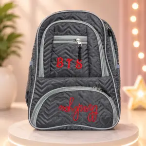 BTS Premium School Backpack – Grey