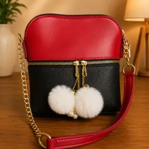 Scarlet Glam Crossbody Bag